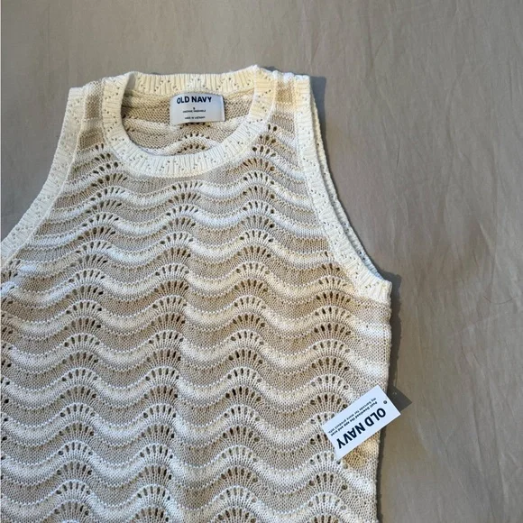 Old Navy Beige Textured Maxi Dress - Picture 2 of 3